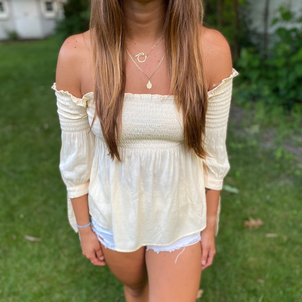 FavLux Fashion off the shoulder top